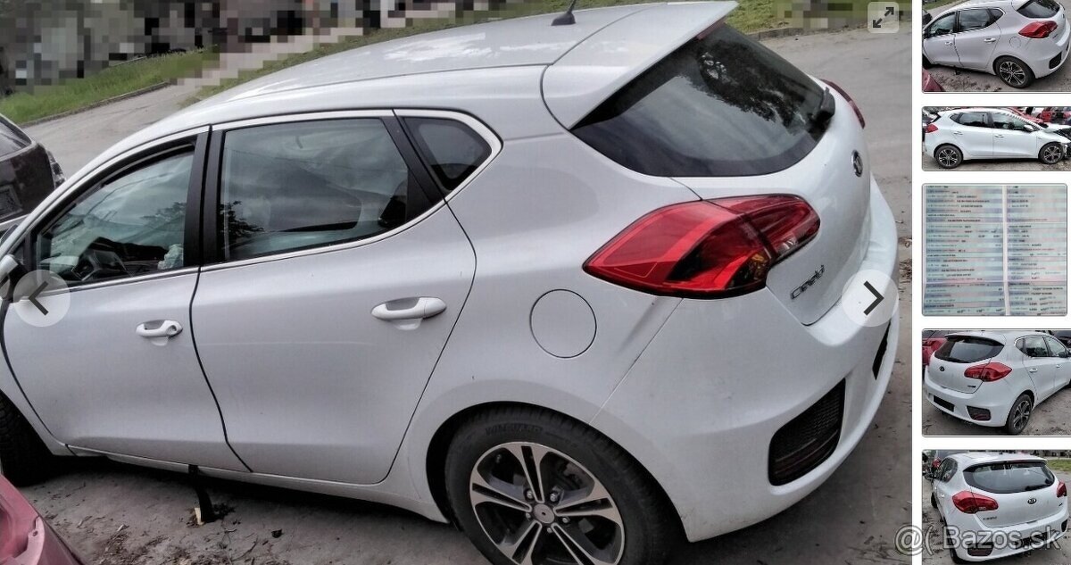 Predám DVERE KIA CEED 1.4 CRDI 2015 MOTOR D4FC, 0445110587