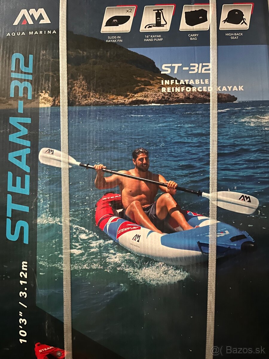 Steam - nafukovací kajak Aqua Marina ST 312 NOVÝ