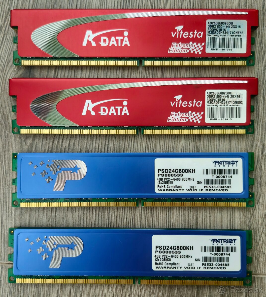 ADATA PATRIOT 2x2GB DDR2 800MHz