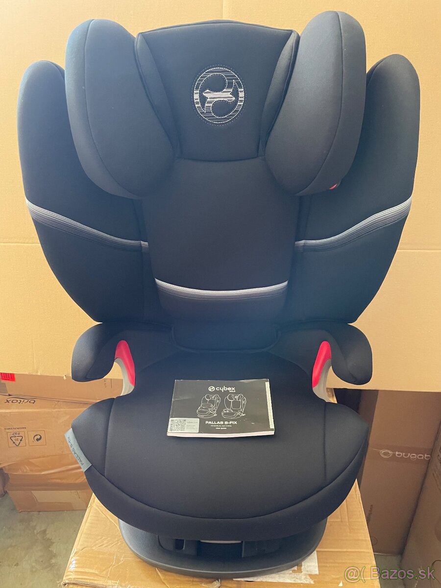 Nová Cybex Pallas S-fix Deep Black 2 roky záruka 15-36kg