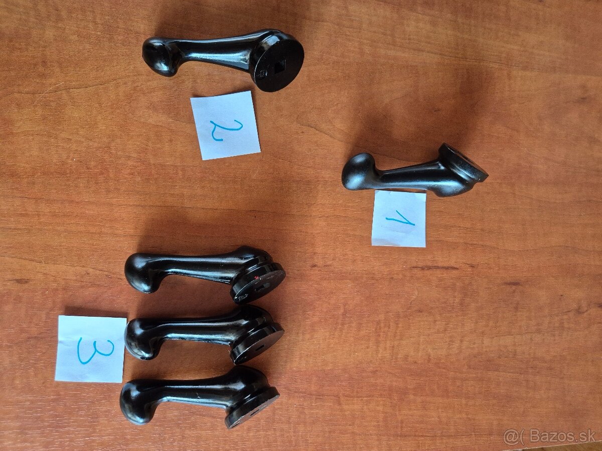 Retro bakelitové páčky - prepínače