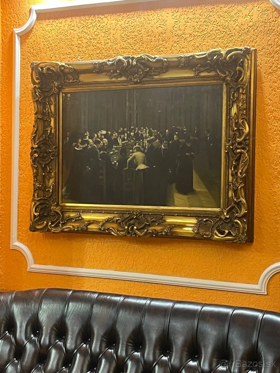 Obraz starožitnom ráme Casino Monte Carlo