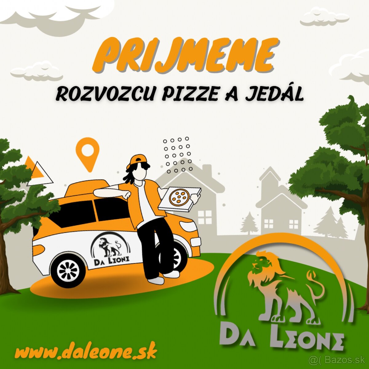 Rozvoz pizze a jedál