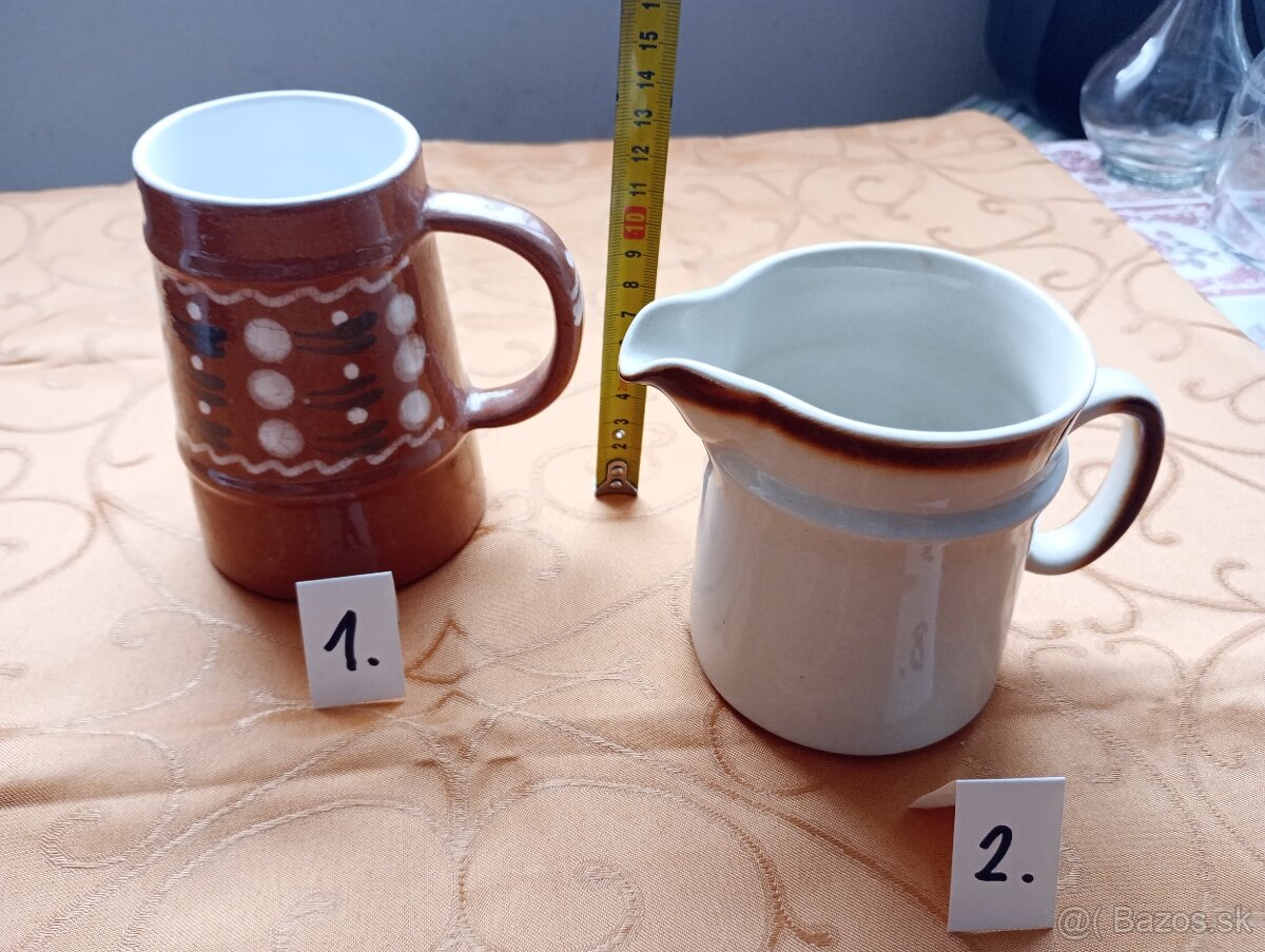 Keramika - krígeľ, mliečnik