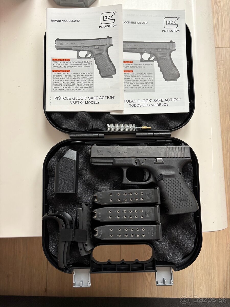 Predám Glock 19, 9x19, gen.4