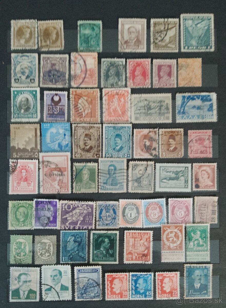 Poštovné známky svet