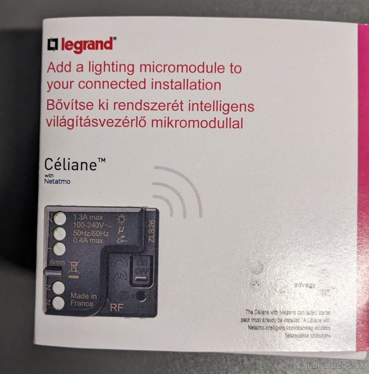 Mikromodul Valena Life s Netatmo