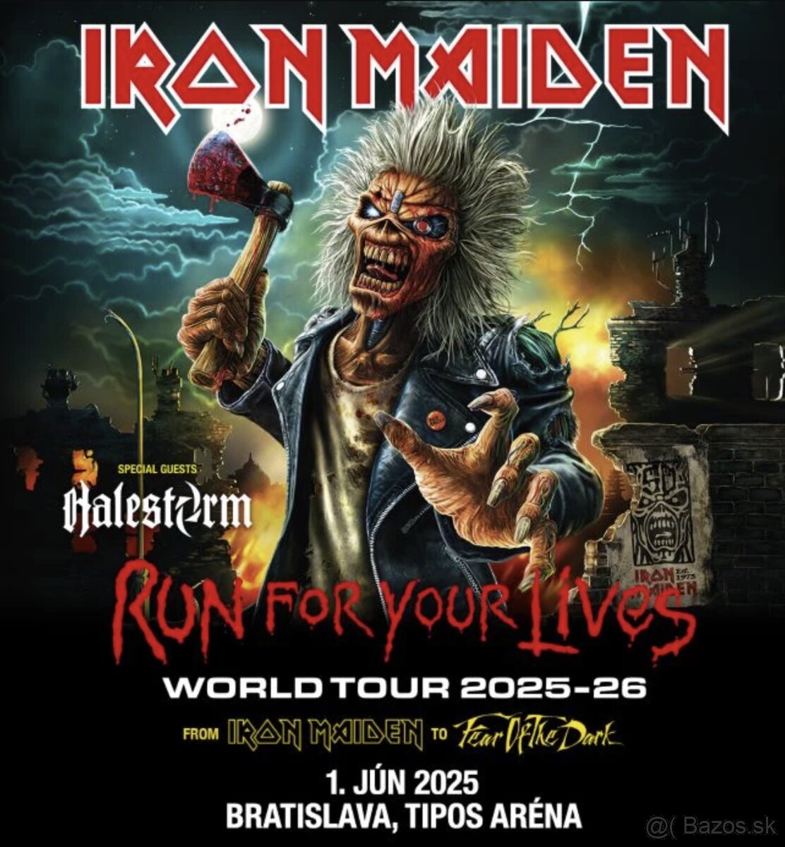 IRON MAIDEN - NEJLEPŠÍ SEZENÍ - 1-4 VSTUPENKY