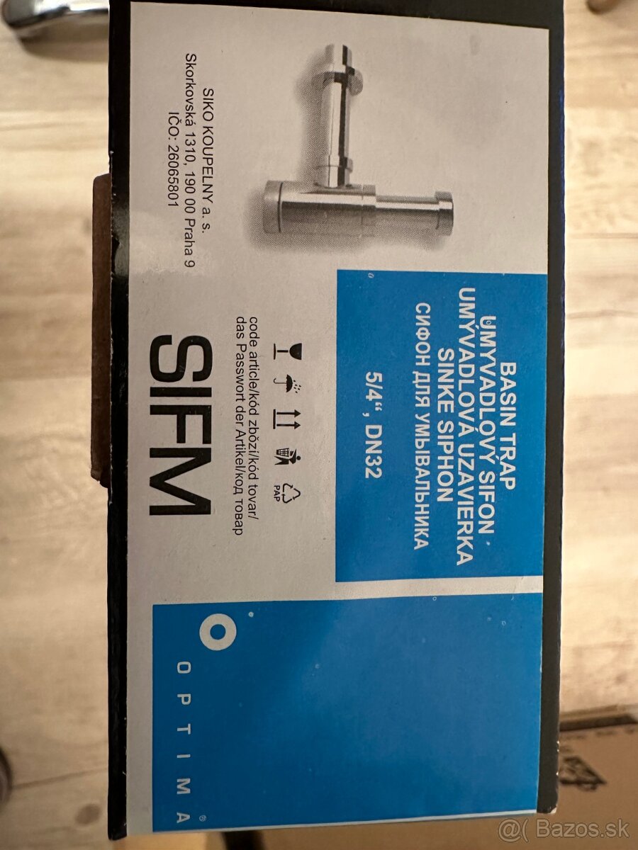 Nerez Sifón umývadlový OPTIMA 5/4 CR SIFM