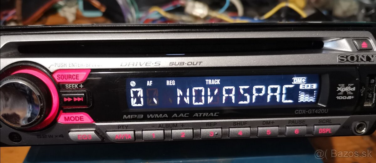 AUTORÁDIO SONY CDX-GT420U