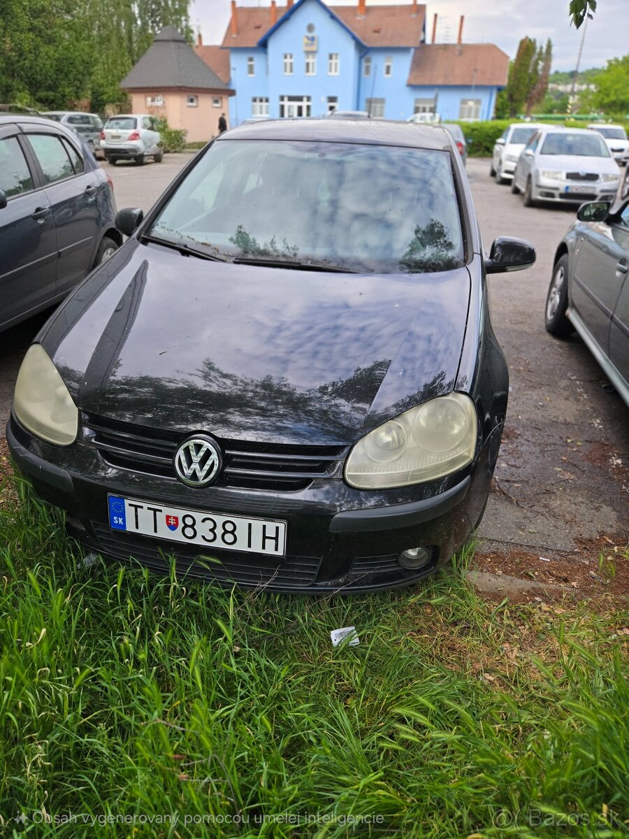 Predám VW Golf 5 1.4 BCA (55 kW), r.v. 2005 – na diely aleb