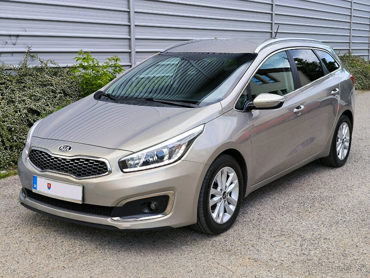 Kia Cee’d SW 1.6CRDi 2017 Gold 1.majiteľ (Možný odpočet DPH)