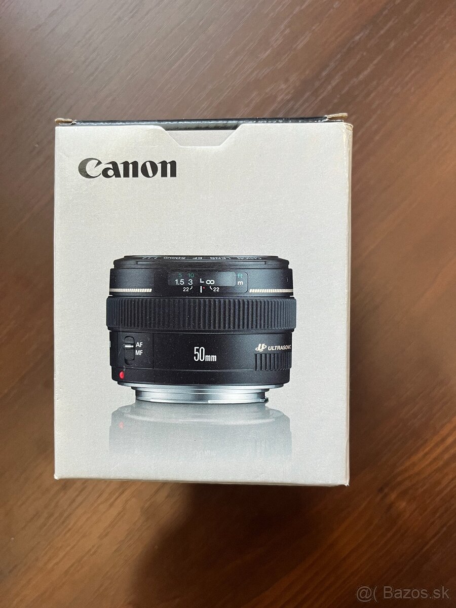 Objektív Canon EF 50 mm F1.4