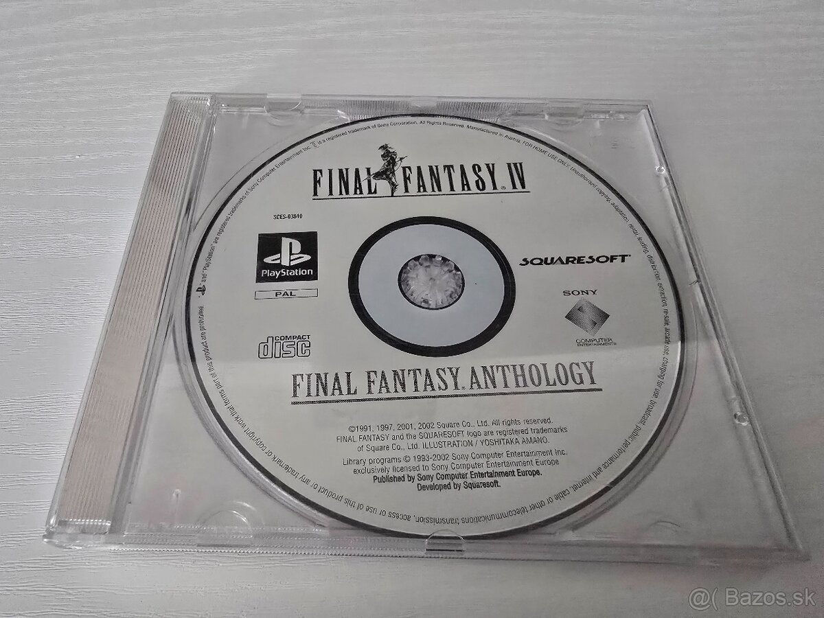 Final Fantasy IV PS1 ( PSX, playstation One )