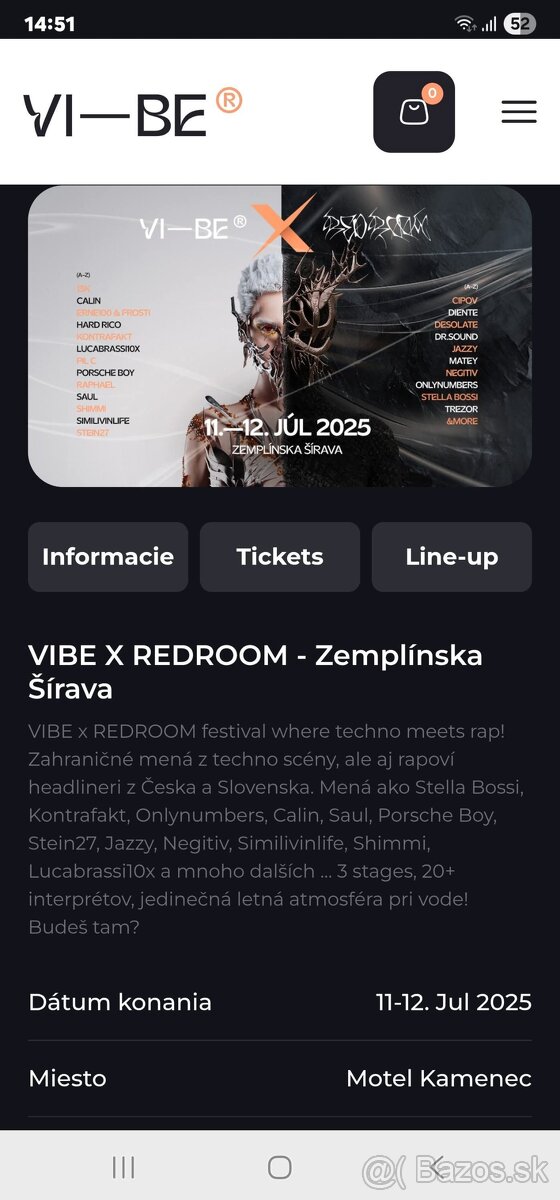 VSTUPENKA NA ŠÍRAVU 2 DŇOVÁ