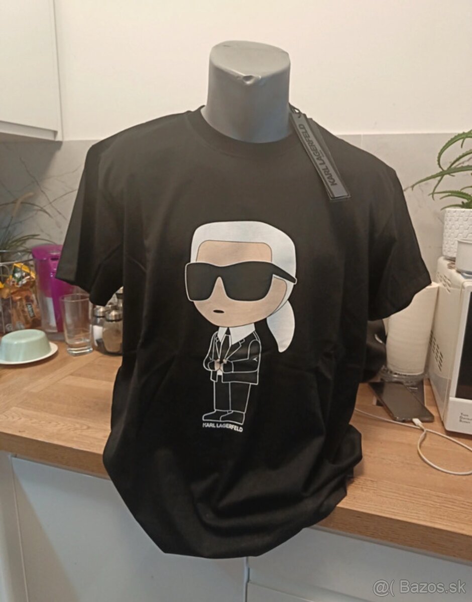 Karl lagerfeld tričko veľkosť XL 2 XL nová čierne