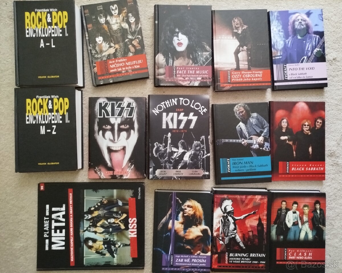 Kiss,Black Sabbath,Clash,punk