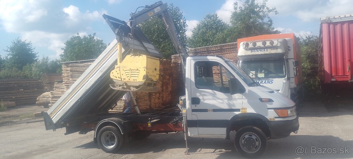 Iveco daily 2.8 trojstranny sklápač vyklapač hydraulic ruka