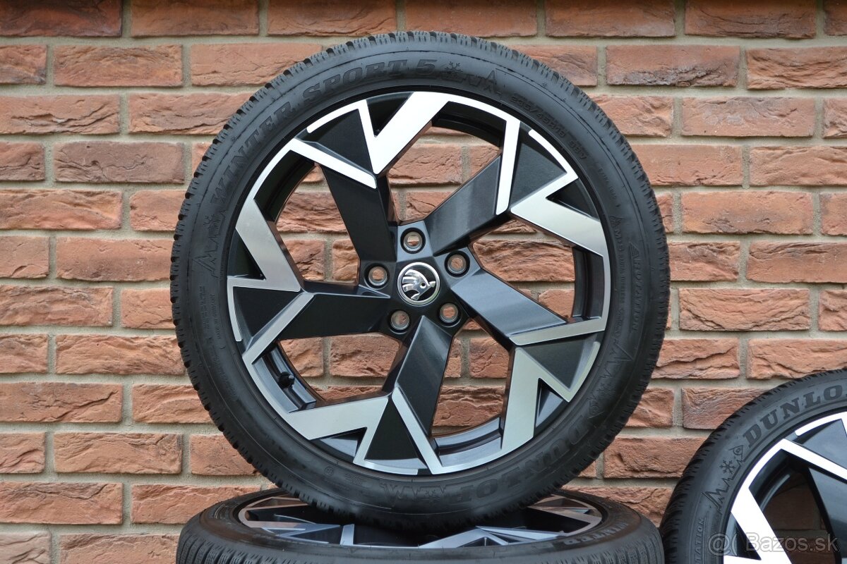 5x112 R18 Zimna sada Org Skoda Superb 3/4 +235/45 R18 Dunlop