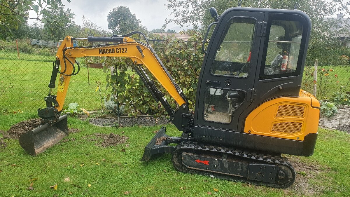 Minibager MACAO CT 22 ZÁRUKA 115 mt/h