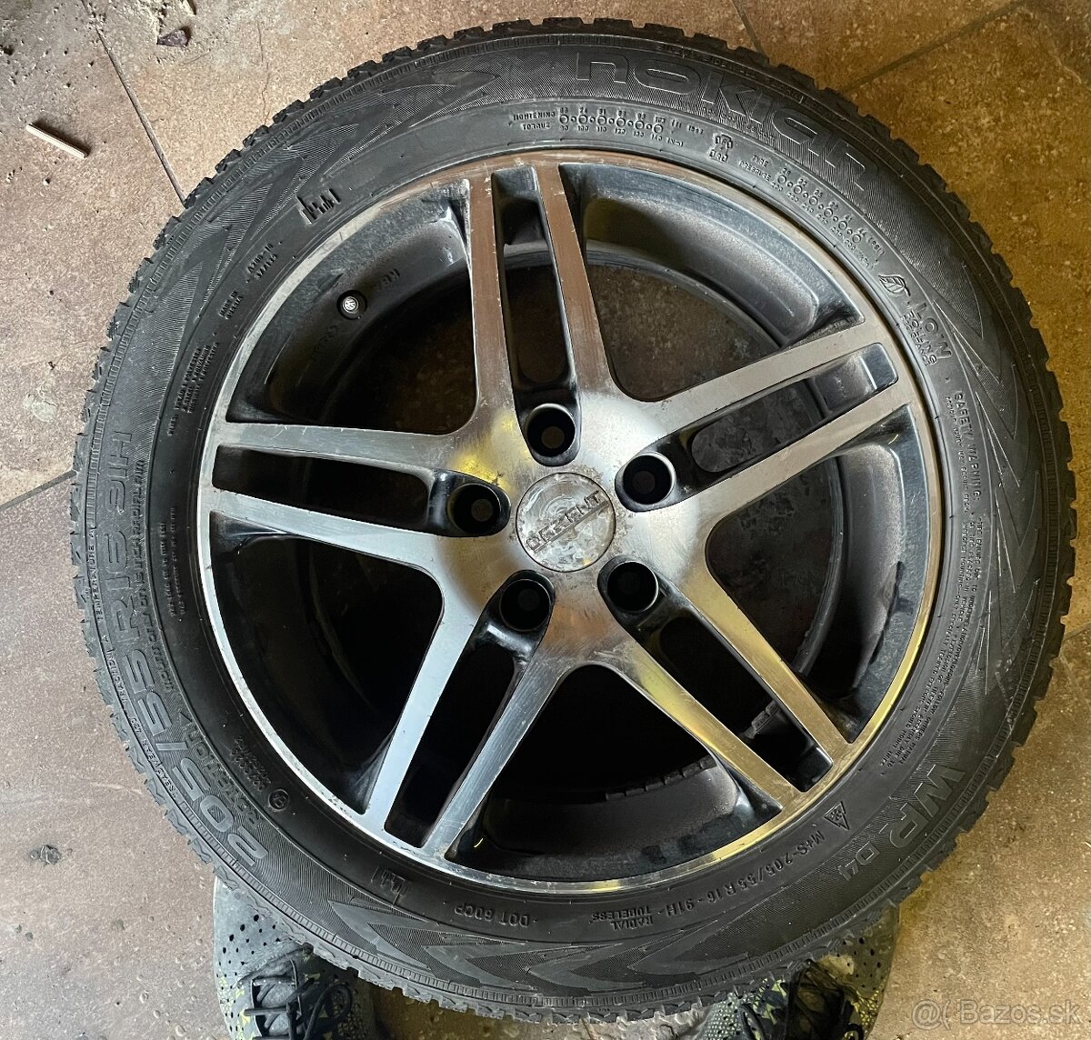 Disky Alu R16 5x112 so zimnými pneumatikami NOKIAN