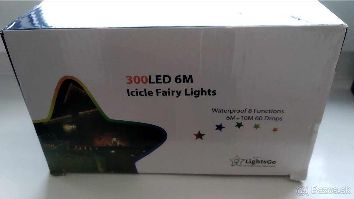 Predám nové a nepoužité vonkajšie vianočné osvetlenie LED