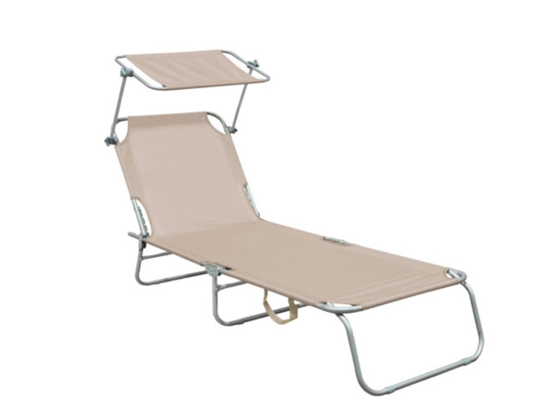 Záhradné lehátko so strieškou (nové)