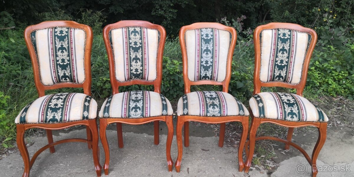 Barokné stoličky-4 ks
