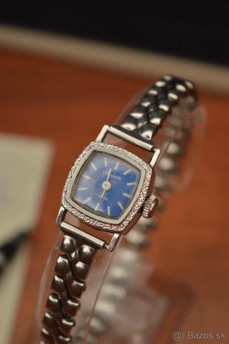 Švajčiarske dámske hodinky Glashütte 17 rubis