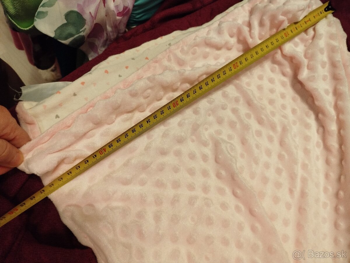 Deka s vankúšikom v tvare motýľa