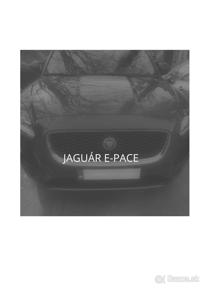 Predám náhradné diely Jaguár E Pace od 2017