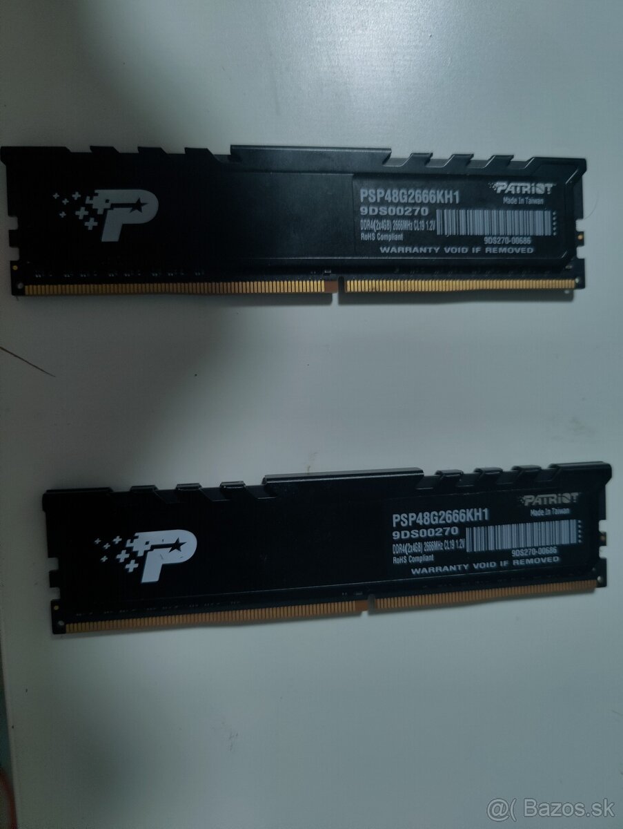 Patriot 2x4gb 2666MHz