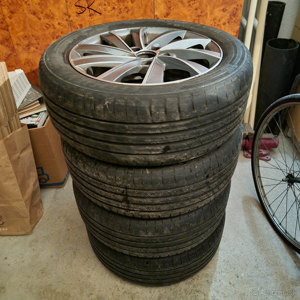 Letné pneumatiky a disky 205/55 r16 Goodyear