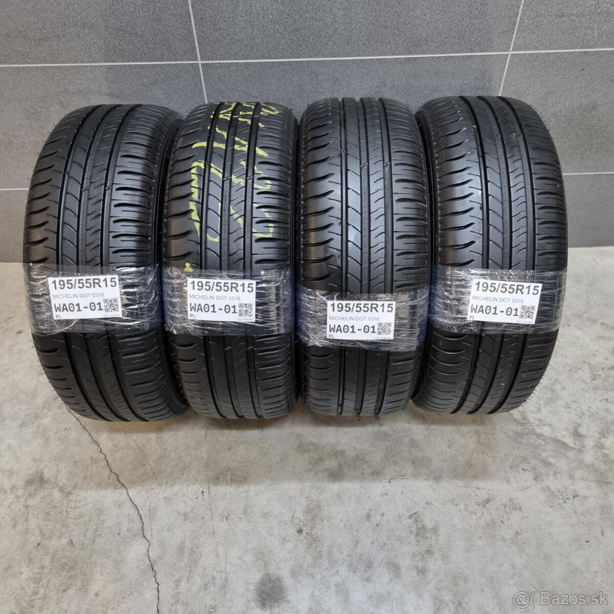 Letné pneumatiky 195/55 R15 MICHELIN DOT0316