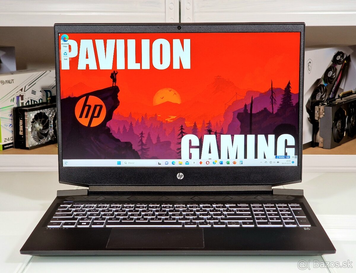 Herný notebook HP GAMING | RTX 3050Ti | Ryzen5 | ZÁRUKA