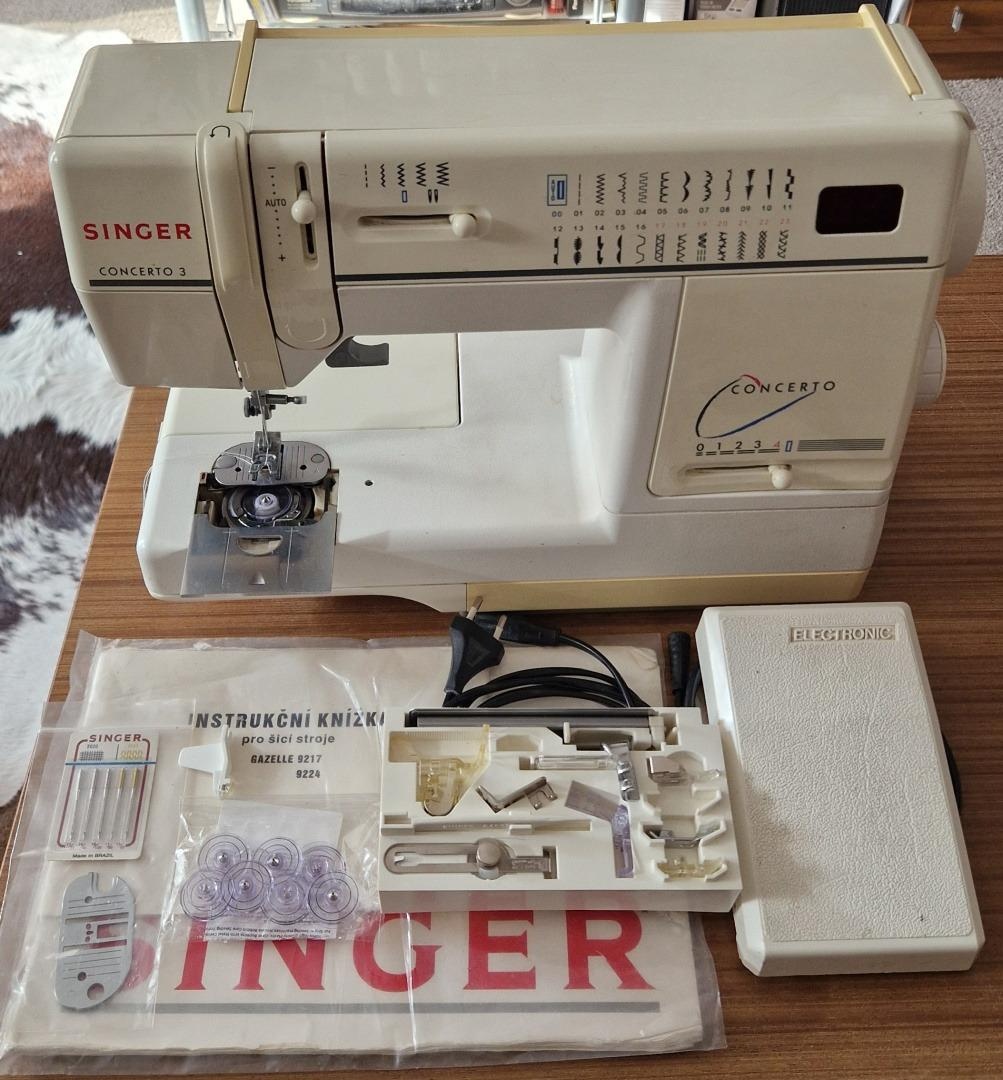Singer - elektronický šicí stroj Concerto 3 model 9224