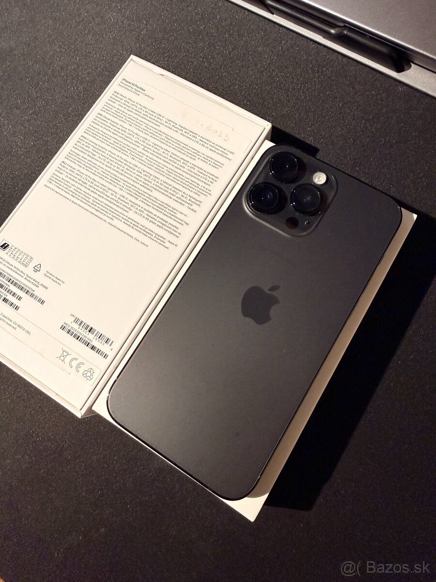iPhone 14 PRO MAX 256 GB SPACE BLACK