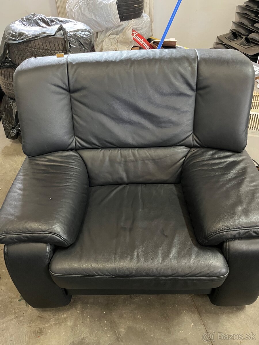 Kožená sedacia súprava sedačka