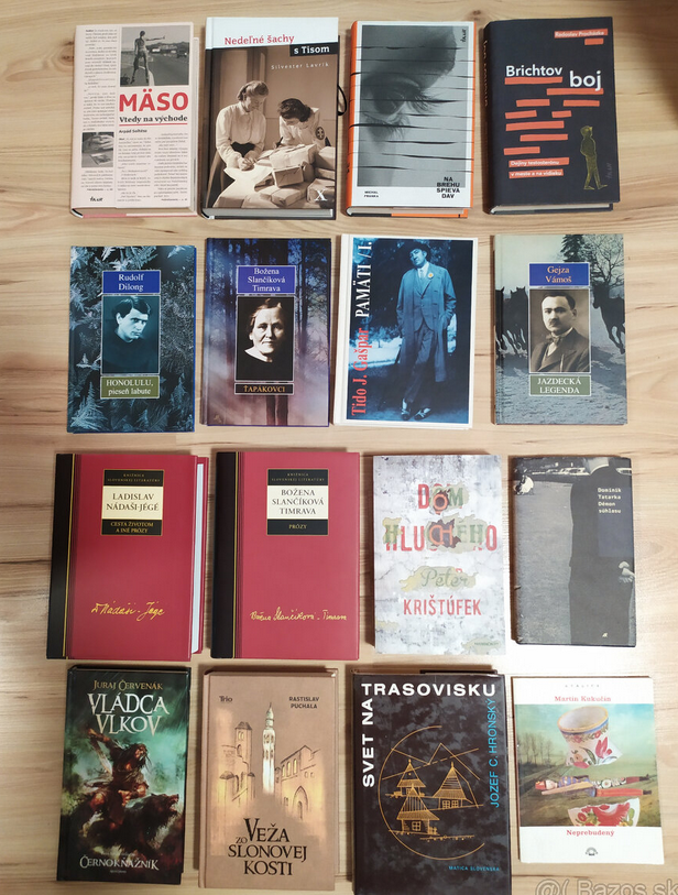 Predám knihy - rôzni slovenskí autori