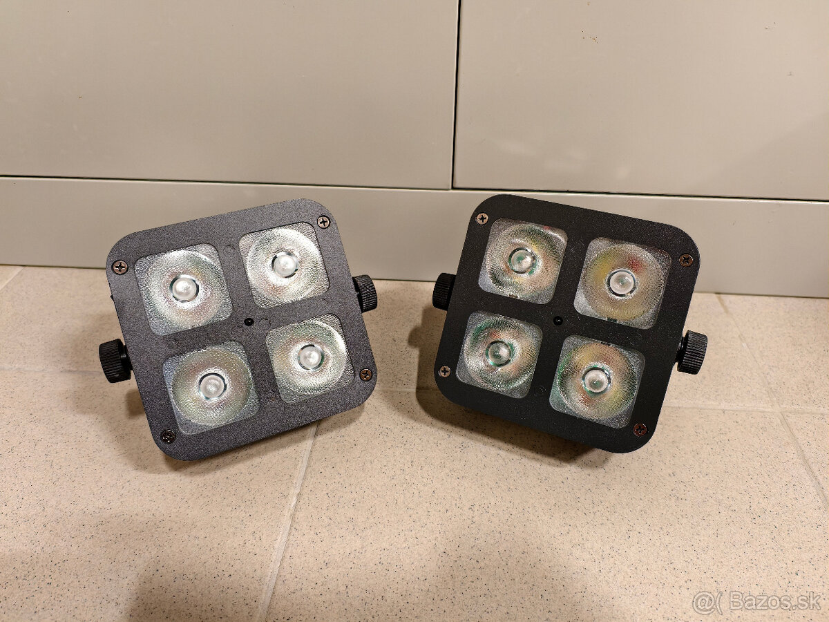 LED PAR Light 4x40 W RGBW A UV na Bateriu