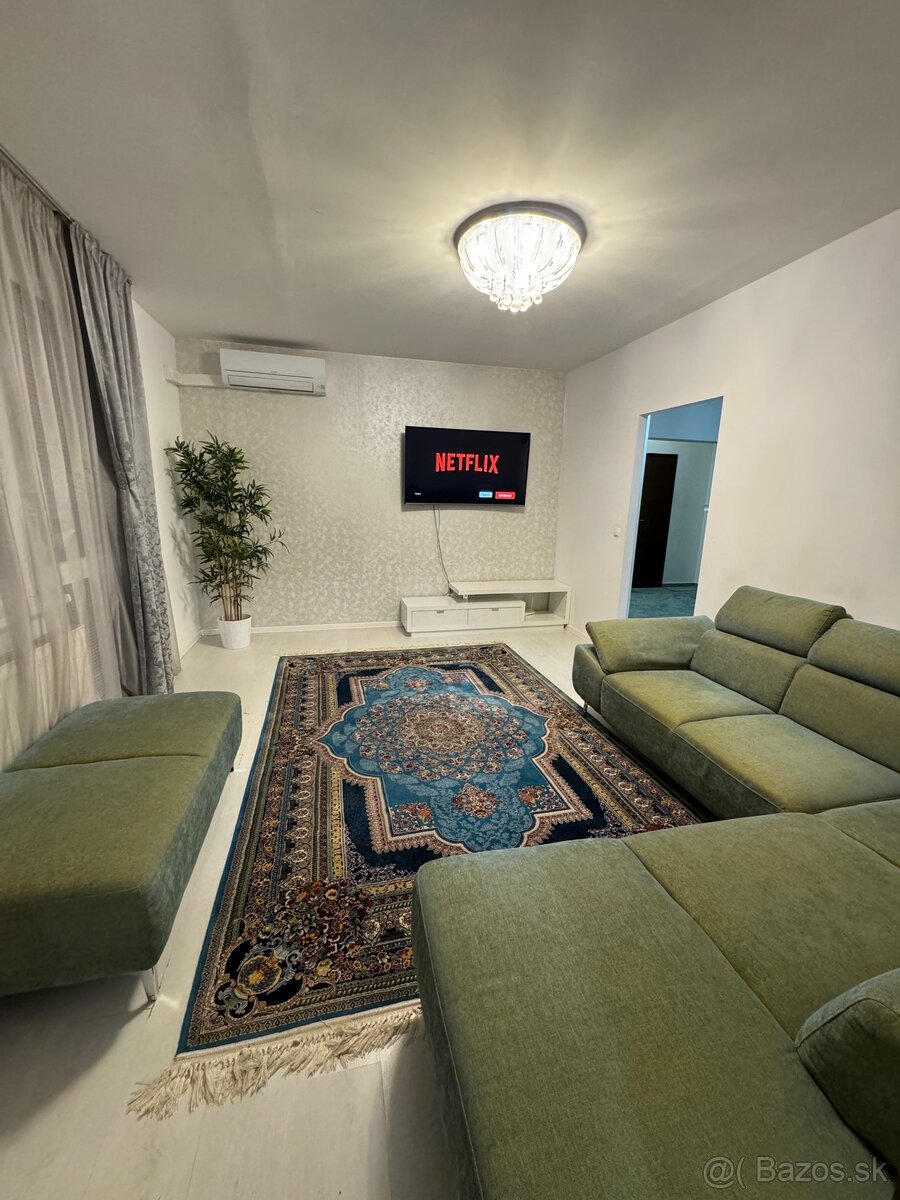 Prenájom plne zariadený 3-izbový byt na v NMnV