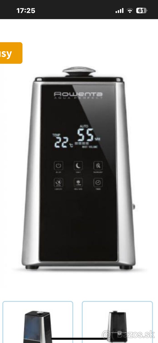 zvlhčovač vzduchu Rowenta