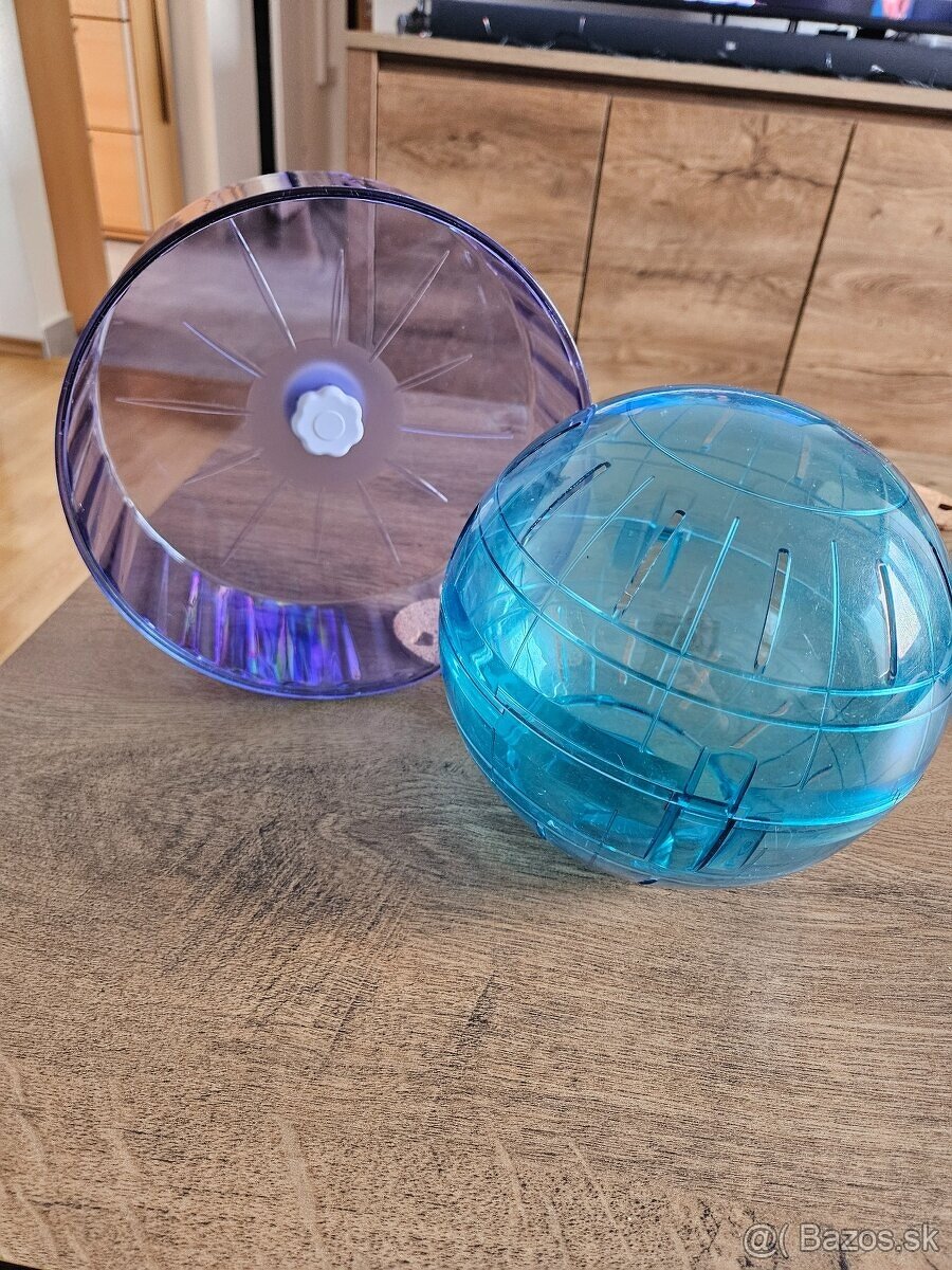 Koliesko a guľa pre škrečka