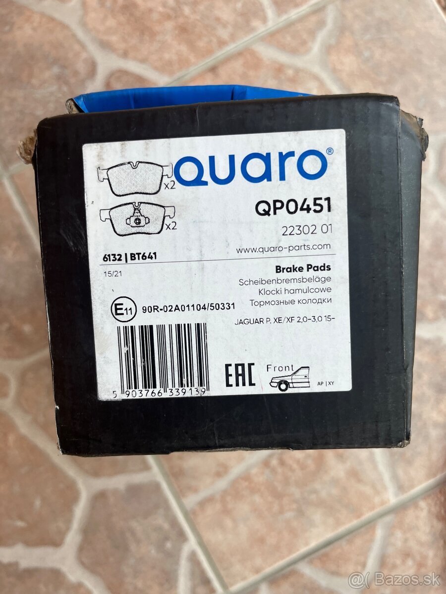 Brzdové platničky Jaguár
