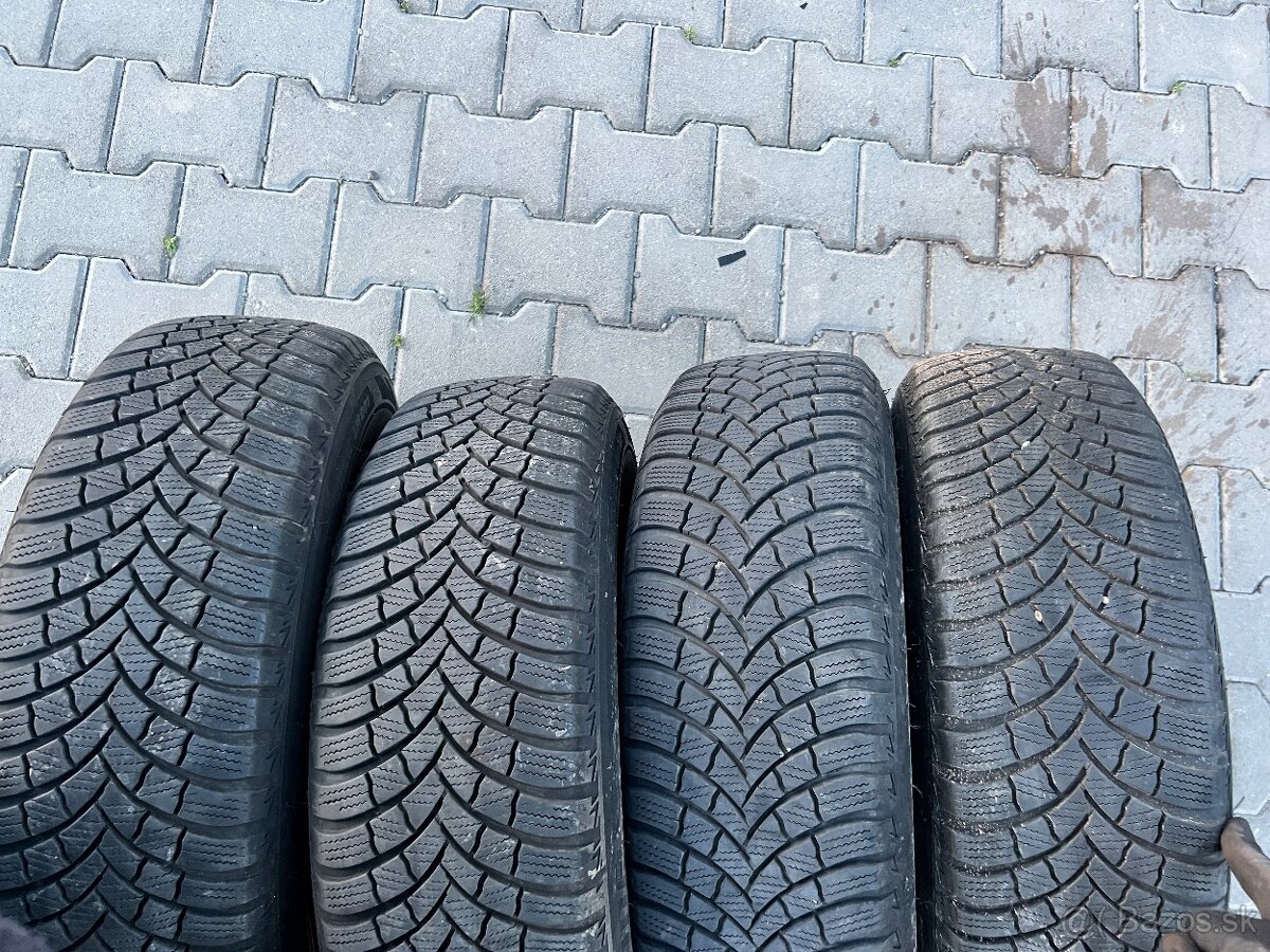 BRIDGESTONE 195/65 R15 ZIMNÉ + disky 5x112 R15