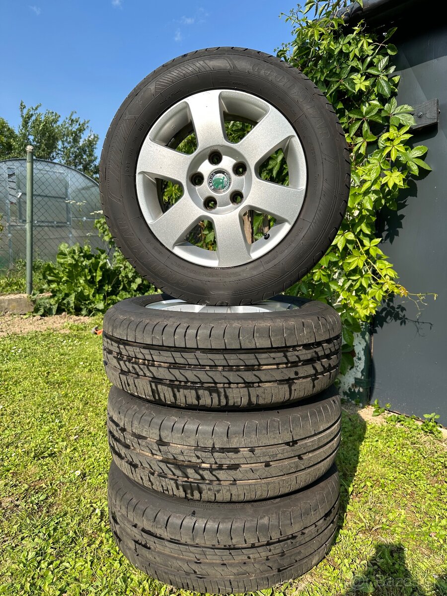 Hliníkové disky Škoda Octavia II, 5x112 R15