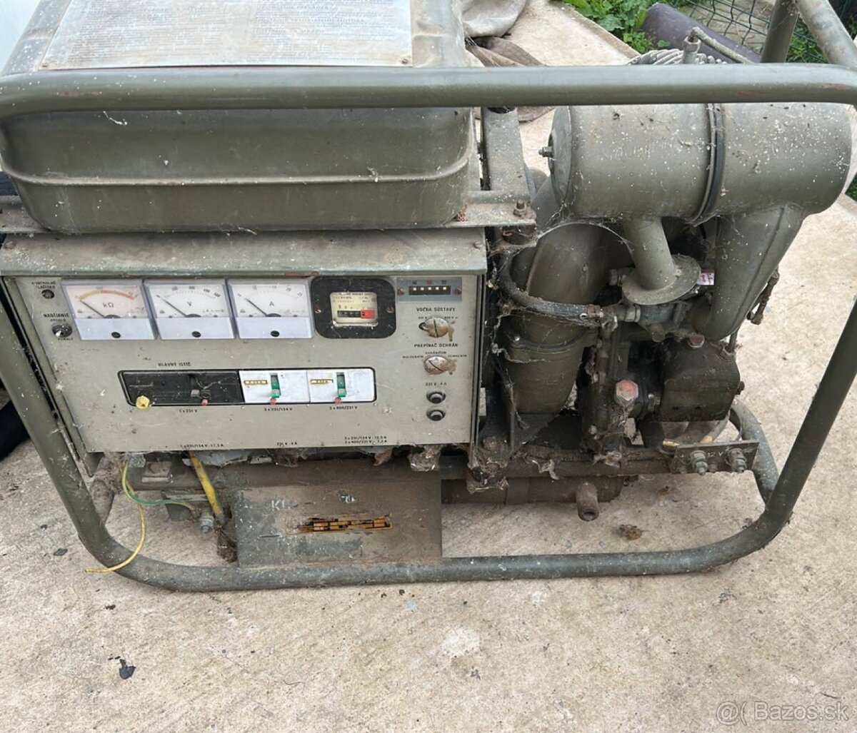 Vojenská elektrocentrala 4kw