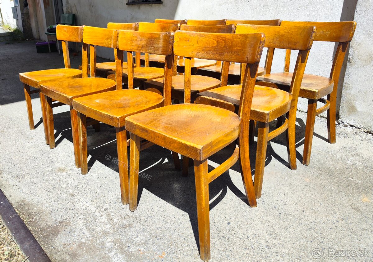 Rôzne retro stoličky - viac druhov