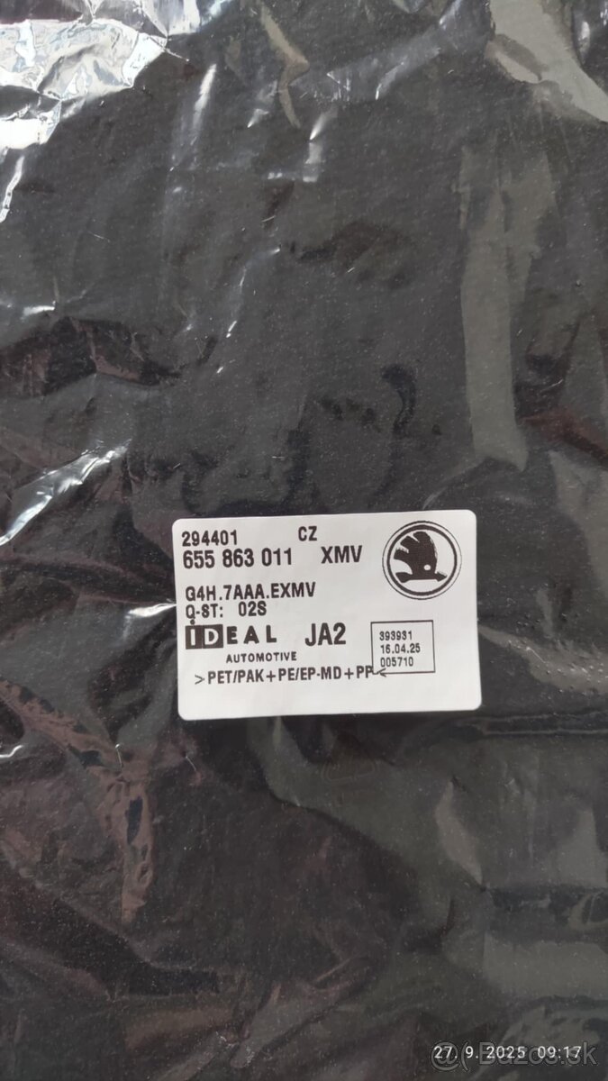 Sada textilných kobercov do Skoda Kamiq