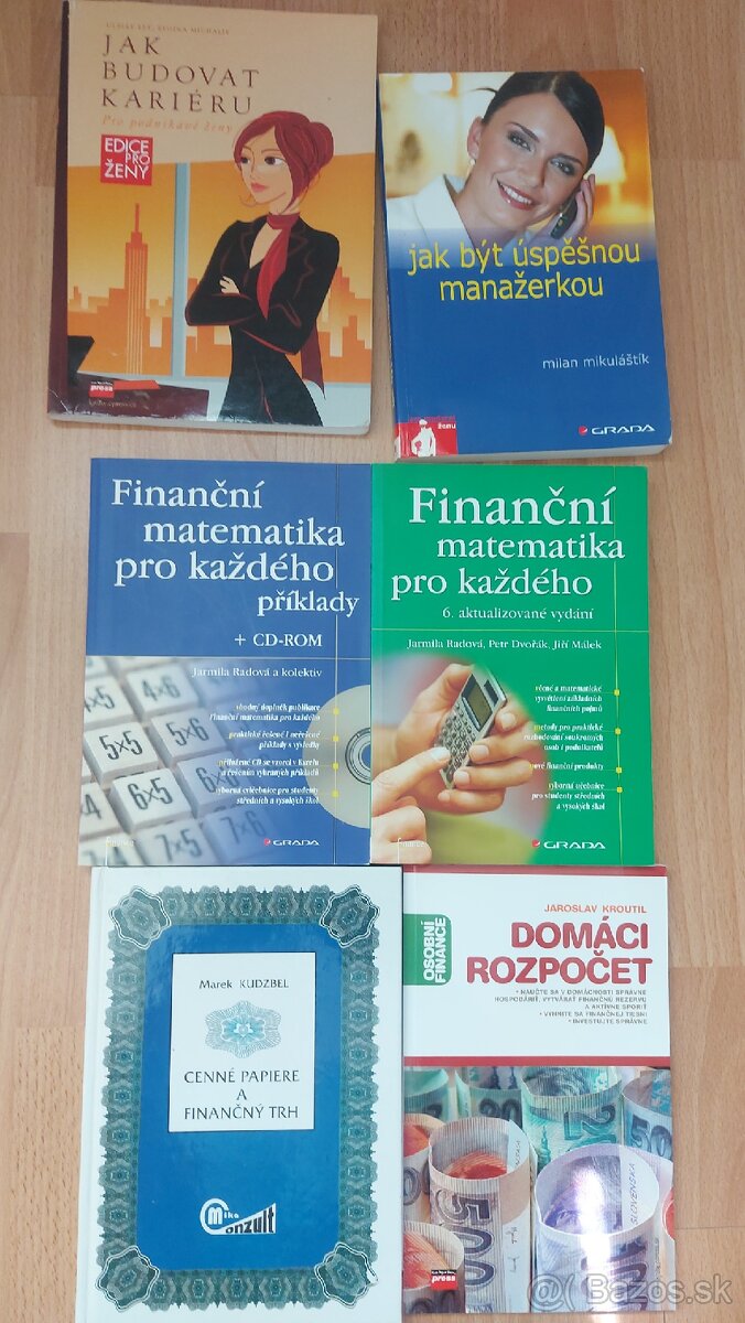 Manažérka,  fin. matematika, kariéra, cenné papiere